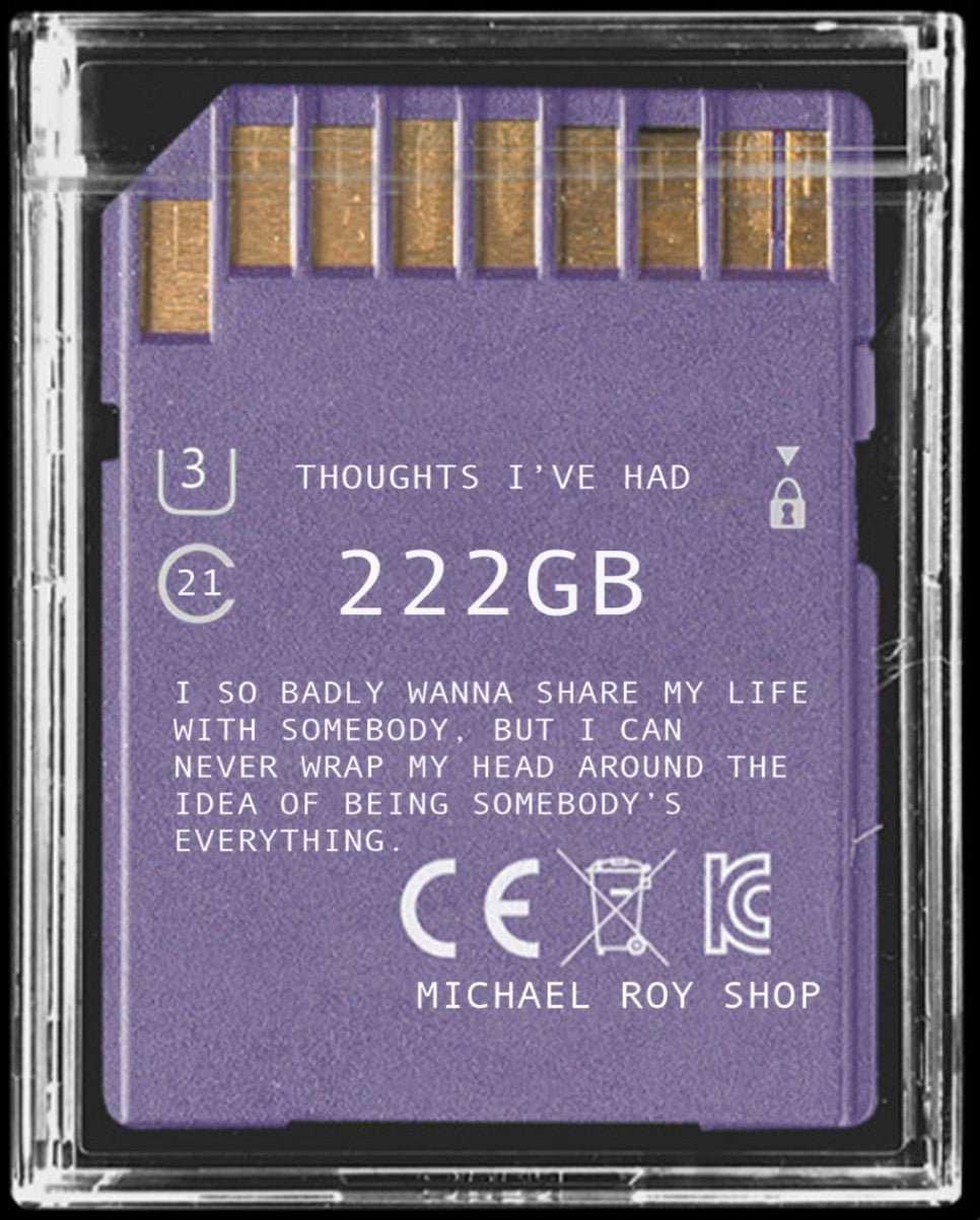 Memory Card Matte Sticker