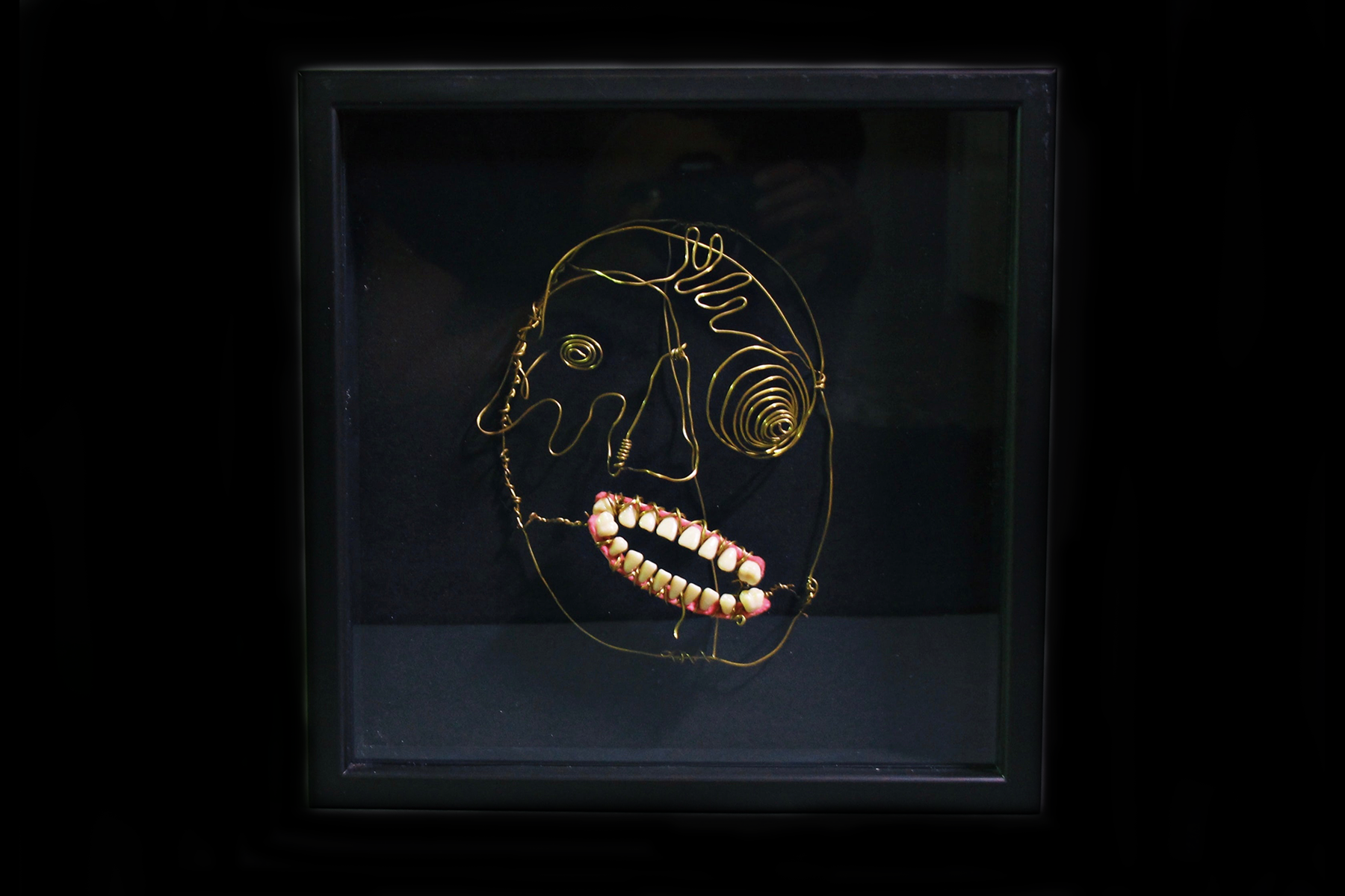 'DEMON' Wire Mask Wall Decor